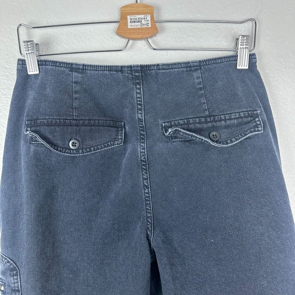 Madewell Low Slung Baggy Cargo Jeans 27 Winsom Wash Y2K Cool Grunge Alt Emo - Picture 10 of 13